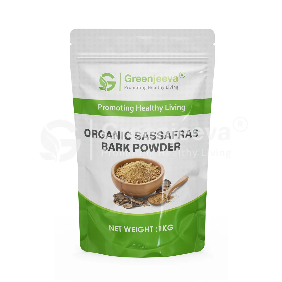 Organic Sassafras Bark Powder Pouch Organic Sassafras Bark Powder Pouch